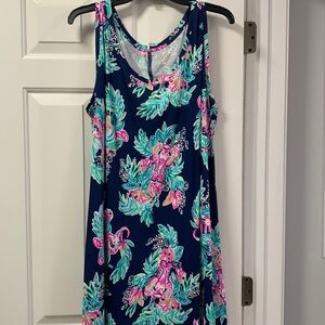 🌴 Lilly Pulitzer Raylee Tank Dress XL Like New